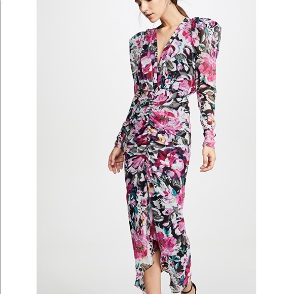 Ronny Kobo Astrid Floral Dress Sold Out RRP $538 - Picture 3 of 4